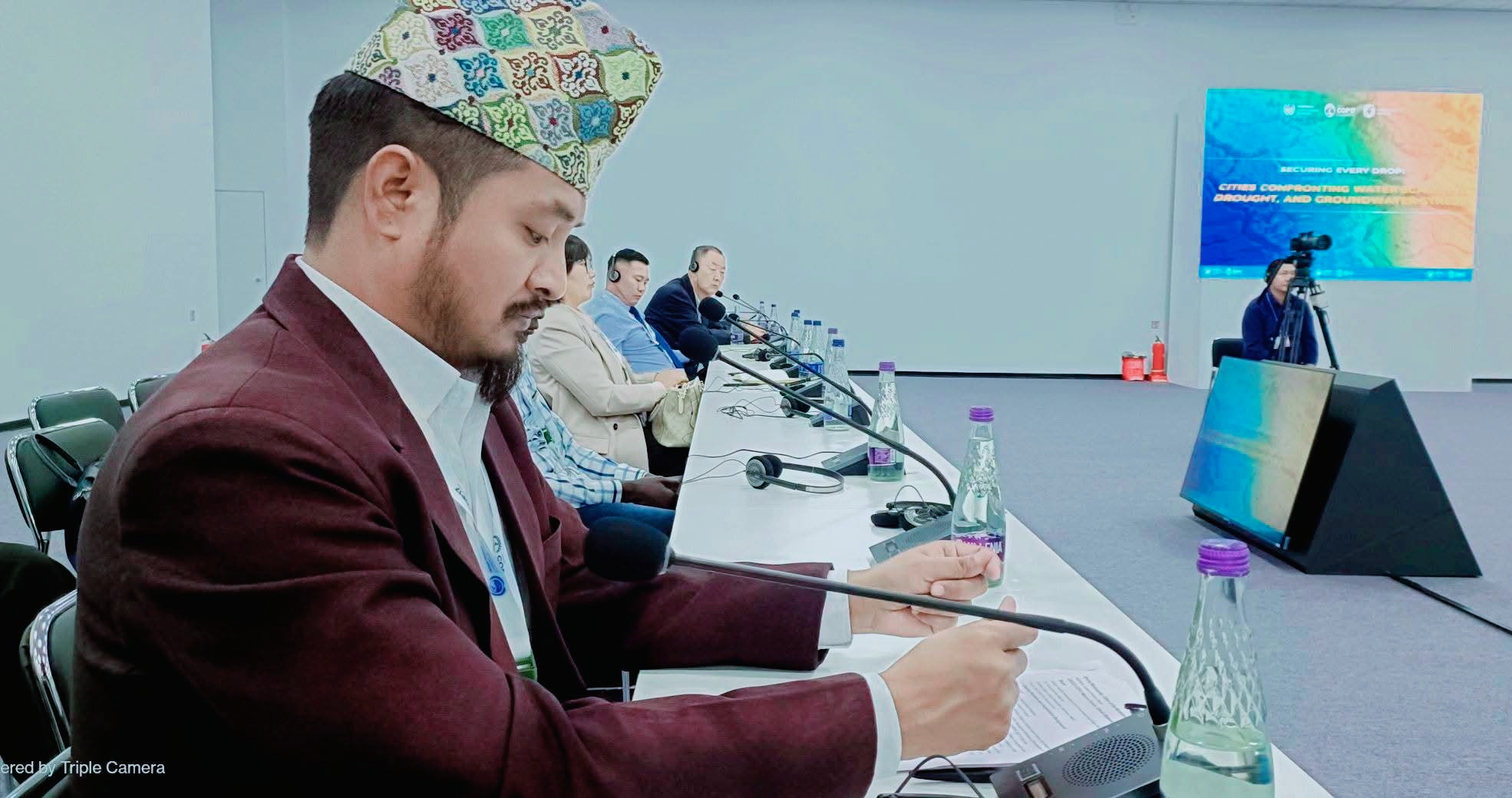 नगर प्रमुख थापा कहिन-हम विश्व शान्तिका दूत गौतम बुद्धके धरतीसे आय हन